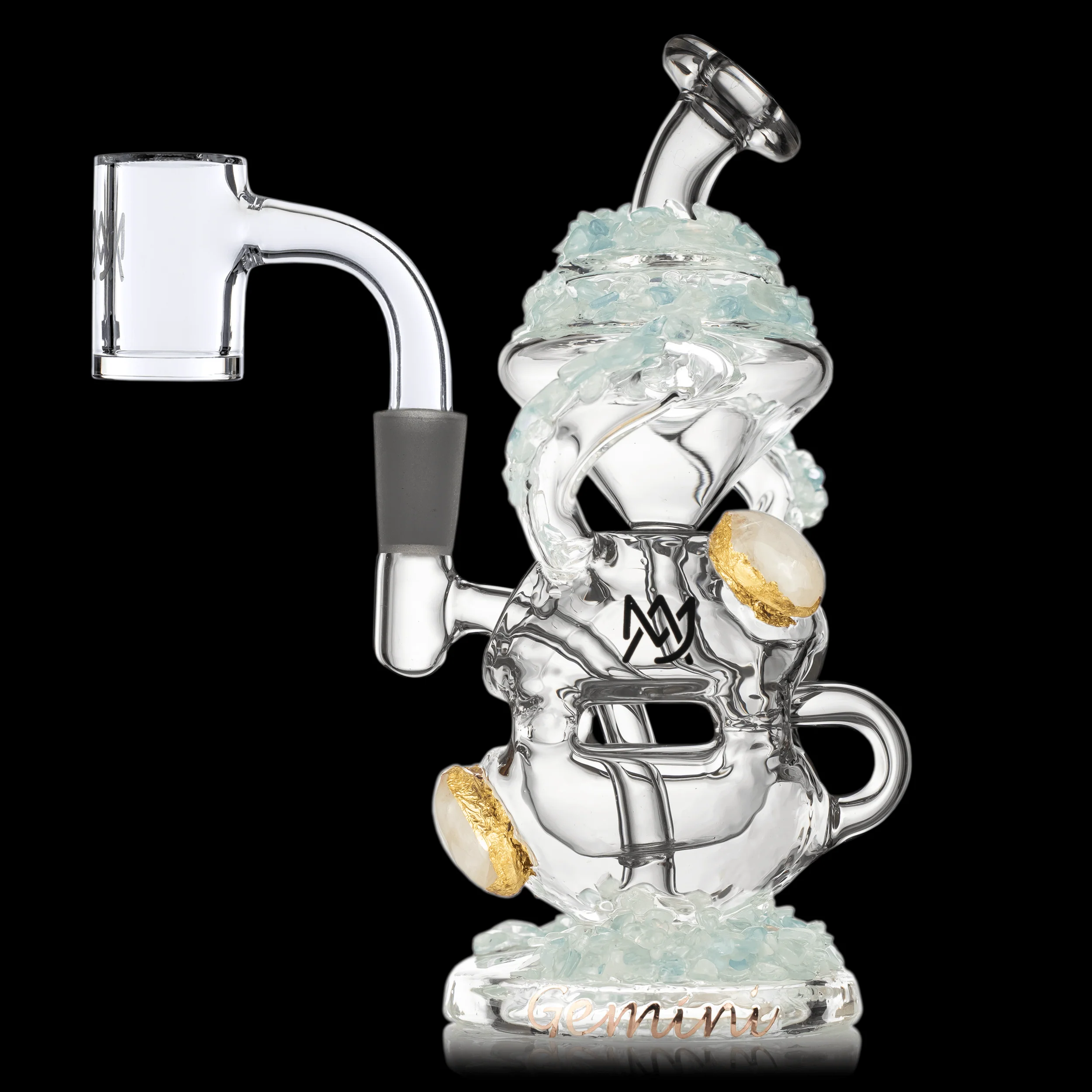 Gemini Infinity Mini Dab Rig- MJA x Alchemy Charm
