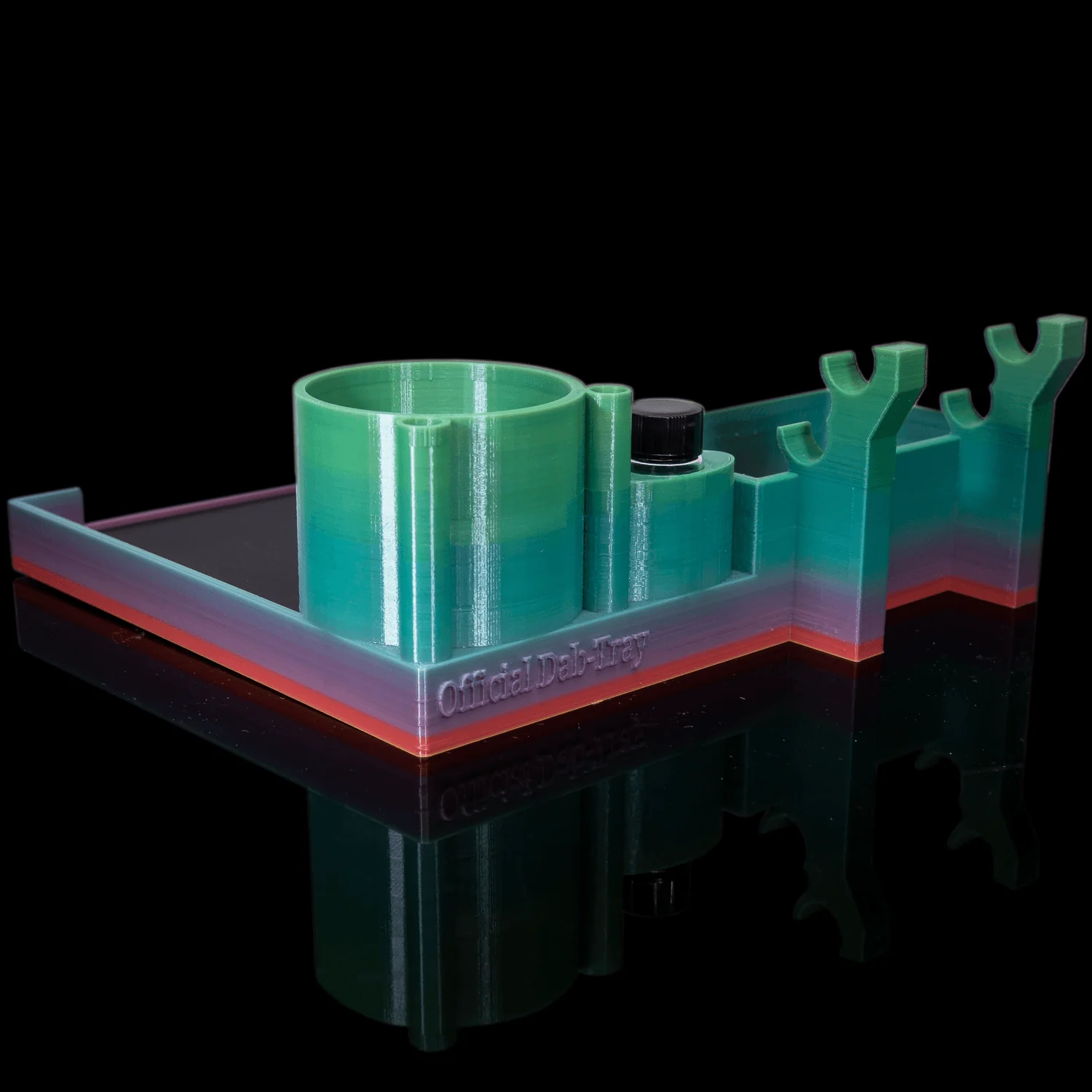 MJ Arsenal X Official Dab Tray (Rainbow Blue) - Image 6