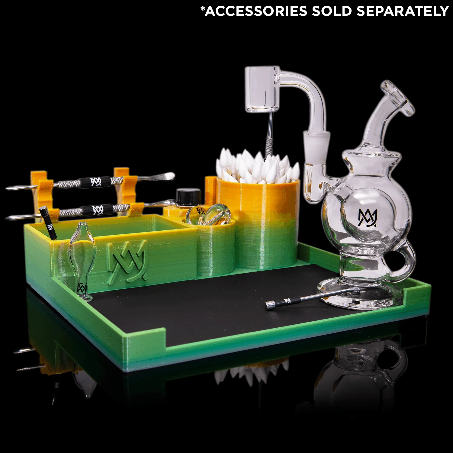 MJ Arsenal X Official Dab Tray (Rainbow Orange) - Image 7