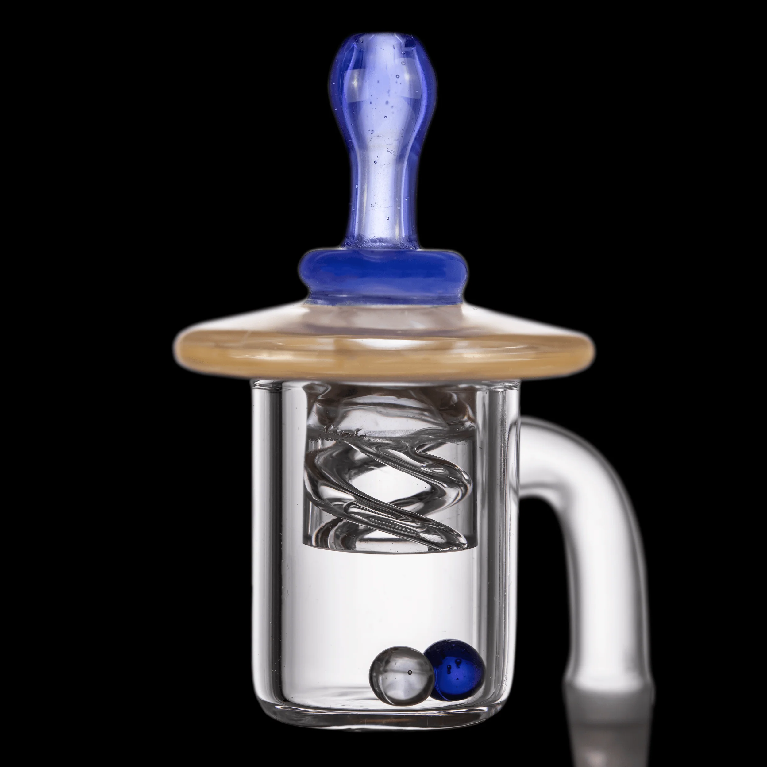 MJA X Alchemy Charm X Simpal Glass Gemini Dab Rig Bundle (Coral) - Image 2