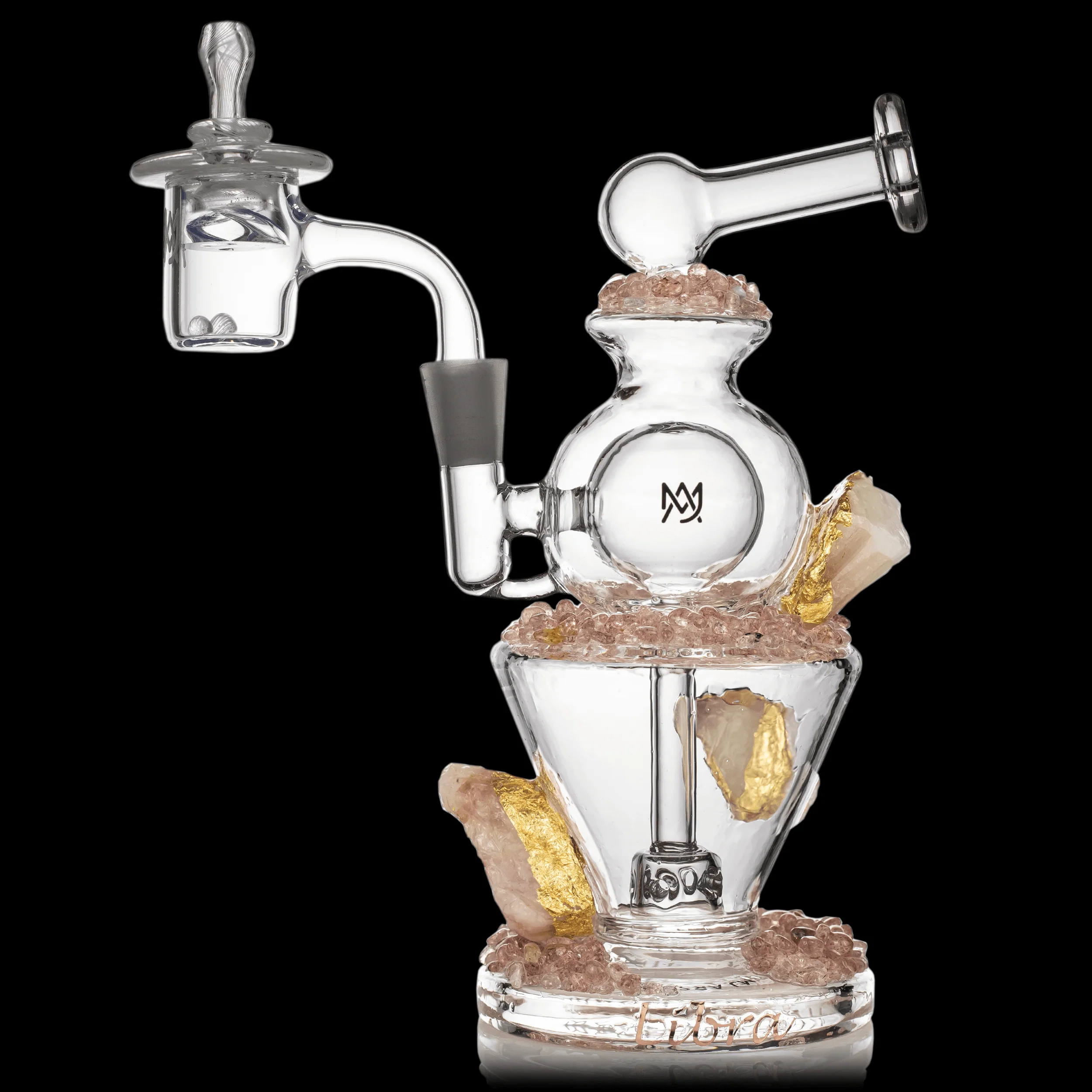 MJA X Alchemy Charm X Simpal Glass Gemini Dab Rig Bundle (Libra)