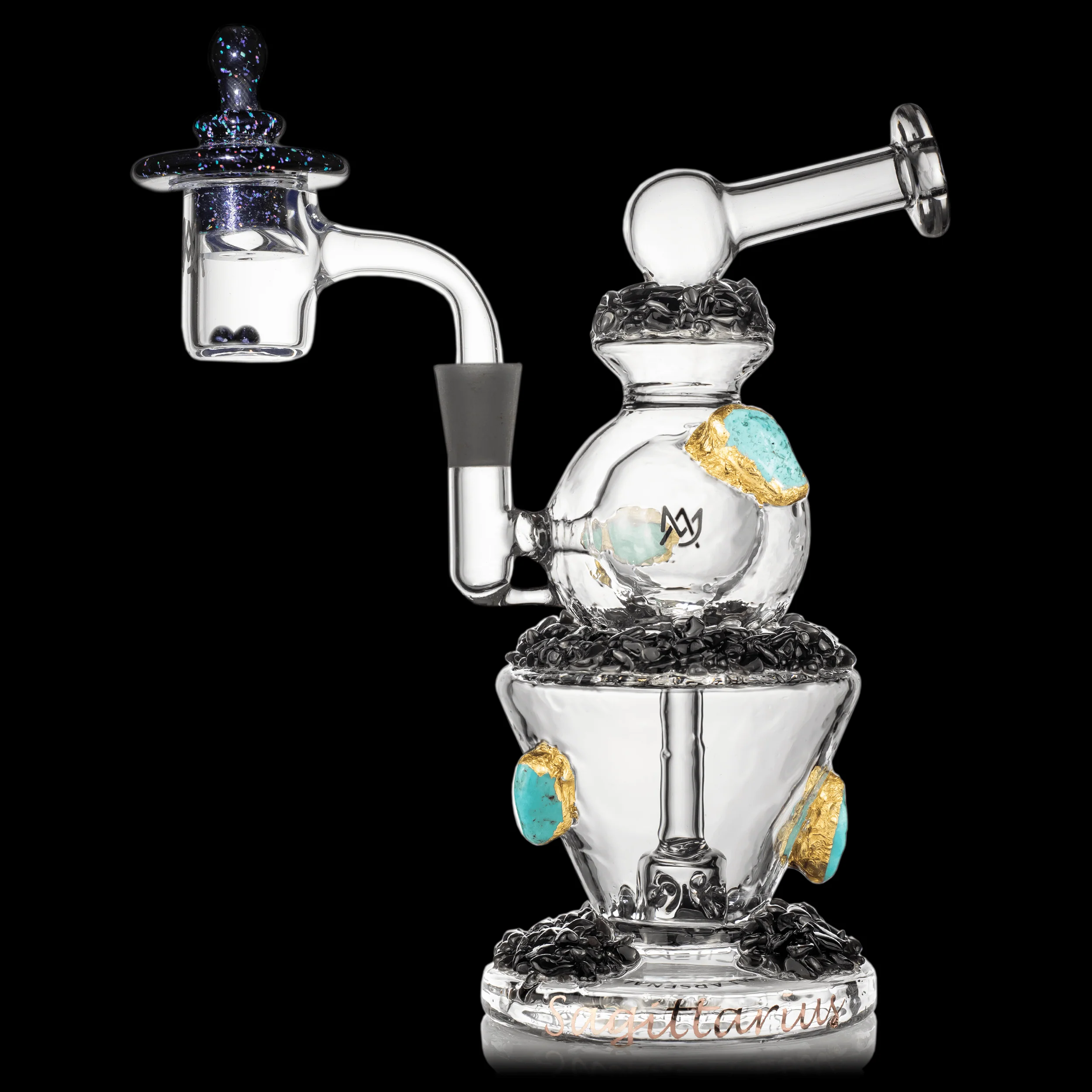 MJA X Alchemy Charm X Simpal Glass Gemini Dab Rig Bundle (Sagittarius)