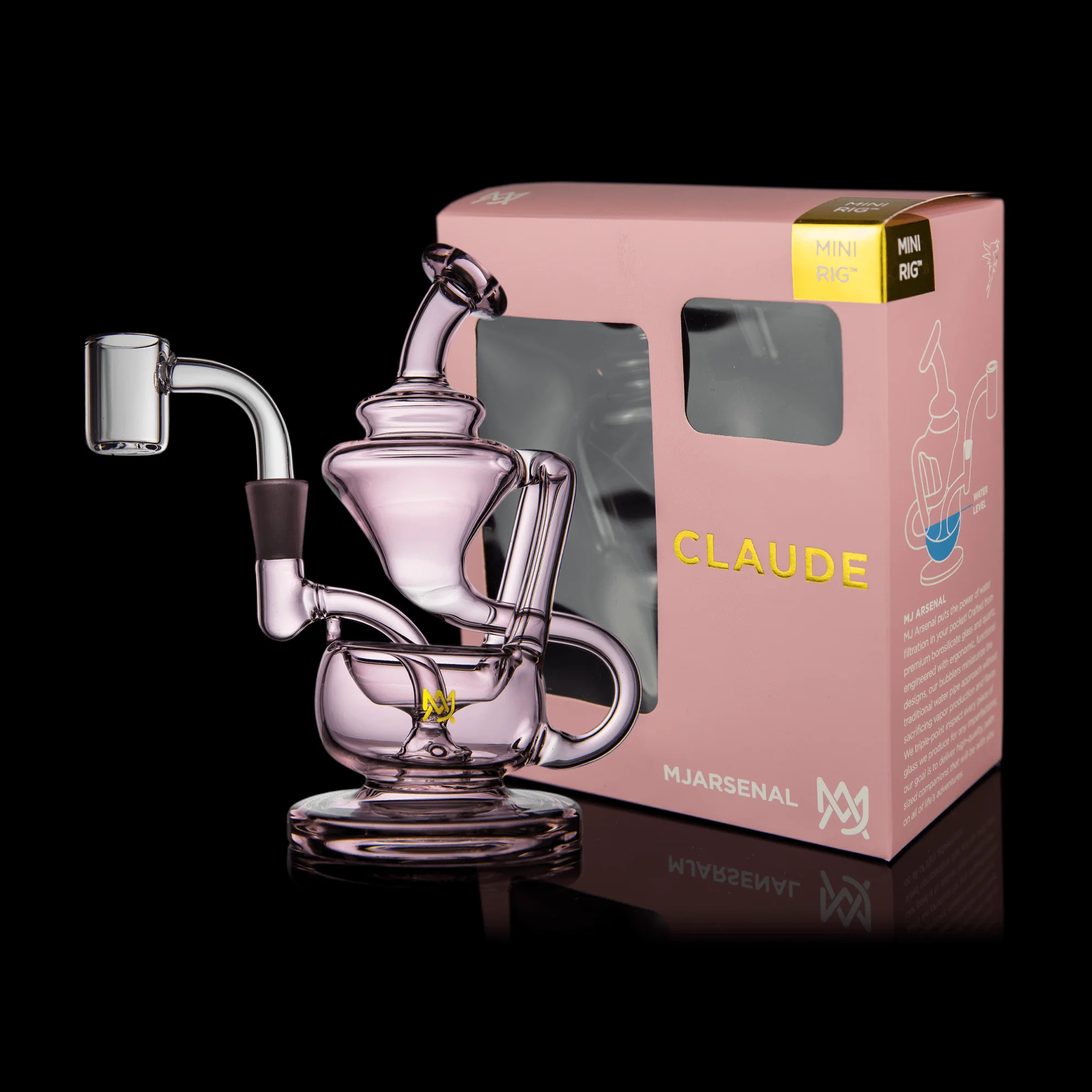 Pink Claude Mini Rig (Rosewood) - Image 3