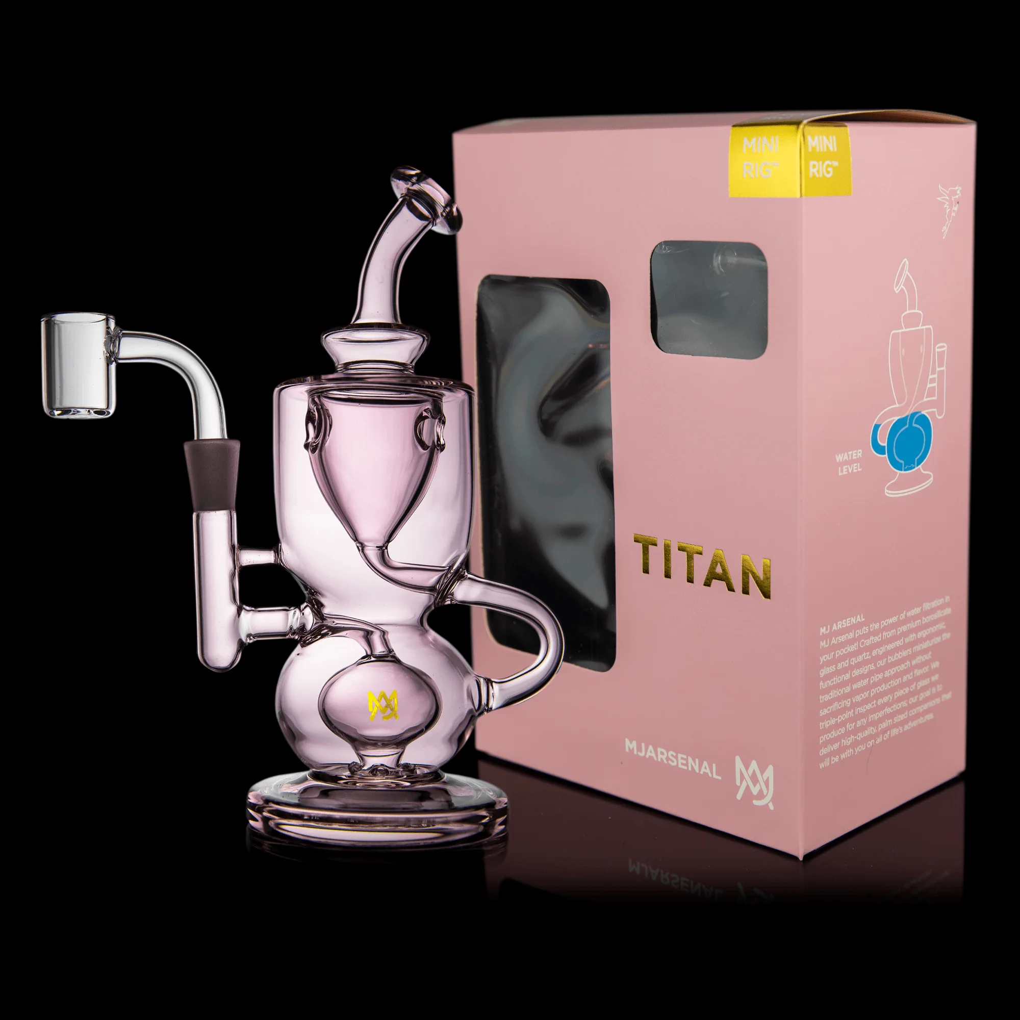 Pink Titan Mini Rig (Rosewood) - Image 3