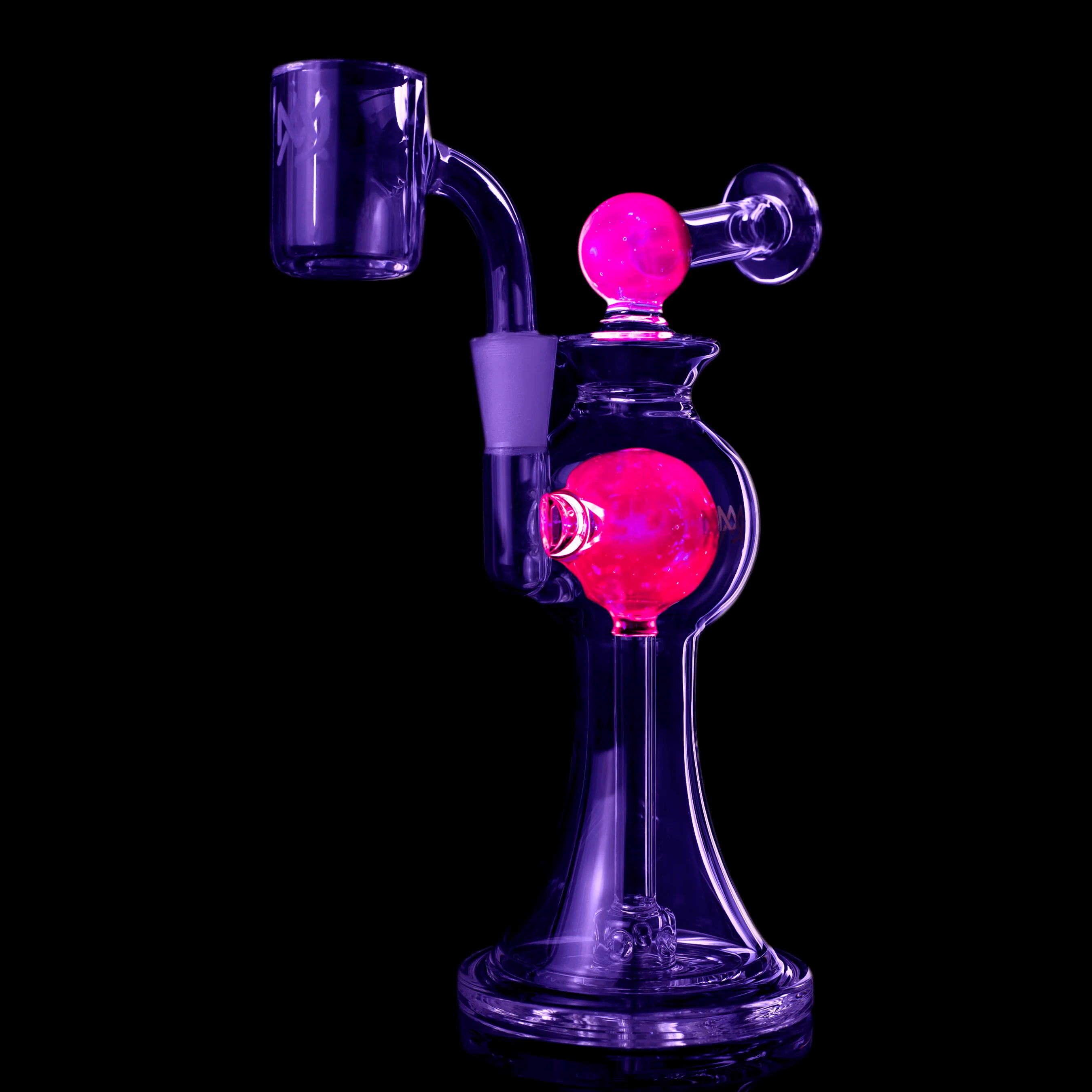 Lucy Pink-UV Apollo Mini Dab Rig