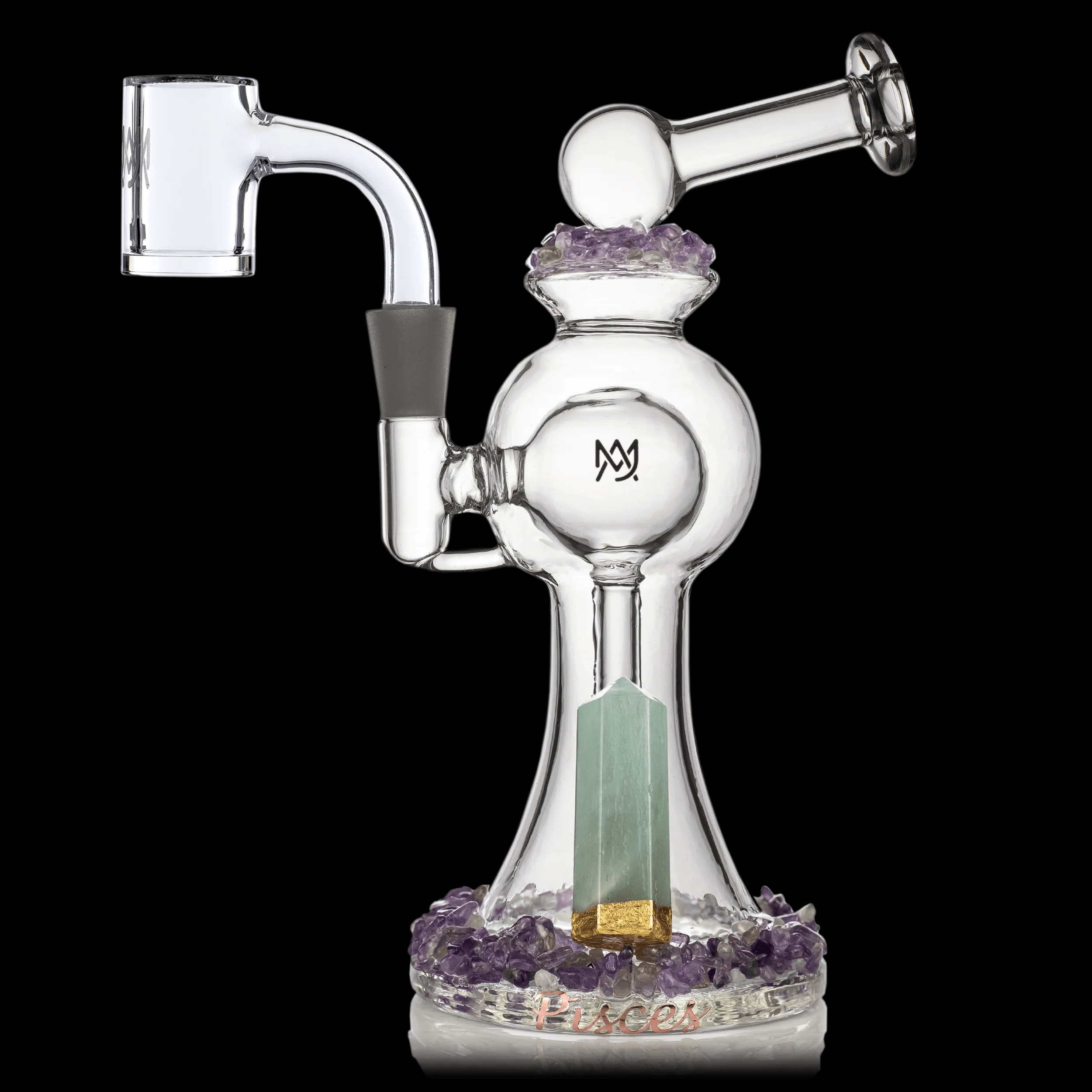 Pisces Apollo Mini Dab Rig- MJA x Alchemy Charm
