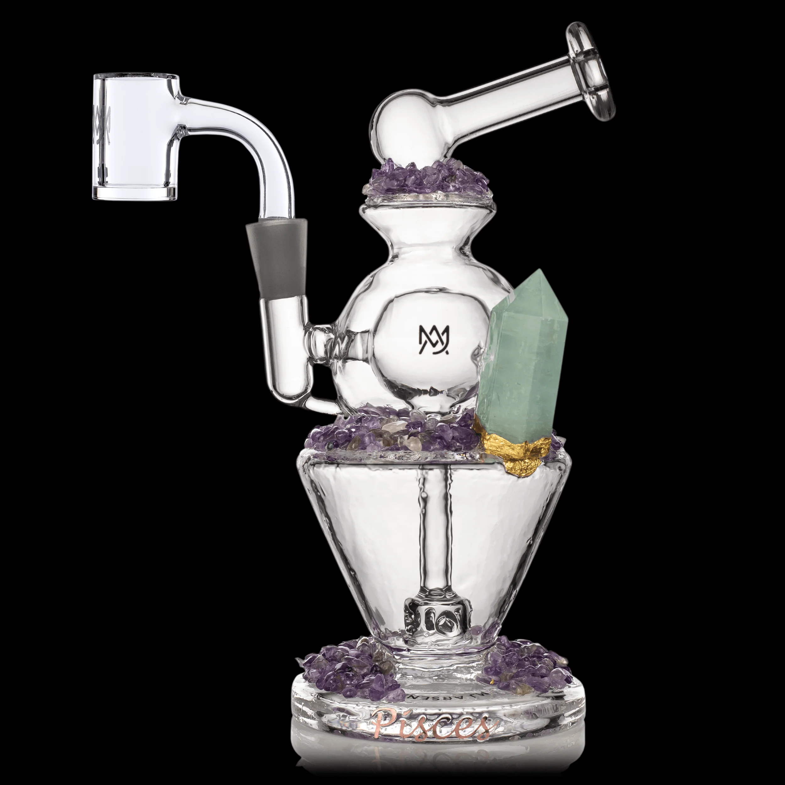 Pisces Gemini Mini Dab Rig- MJA x Alchemy Charm
